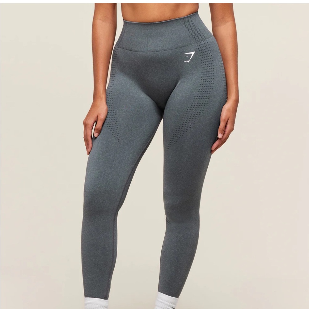 Gymshark Vital Soft‎ Seamless Leggings Grey Women’s Size Small